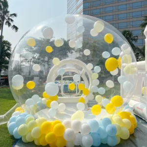 Transparent PVC Kids Inflatable Bubble Dome Tent Balloon Bouncy Castle Bubble House for Party