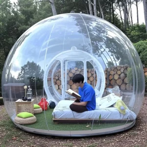 Transparent Safe Hotel Style Inflatable Bubble Tent