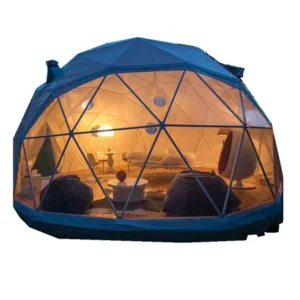 Transparent Waterproof PVC Glamping Geodesic Dome Tent House