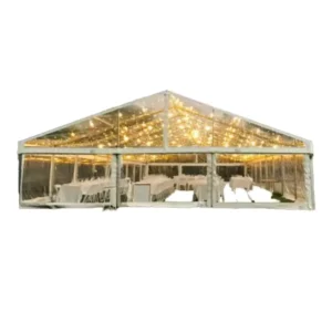 Transparent Wedding Marquee Tent Waterproof Aluminum Frame Event Tent for Outdoor Marriage Party and Exhibitions