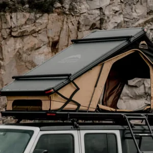 Triangle Aluminum Clamshell Waterproof Hard Shell 4×4 SUV Rooftop Tent for 3 People