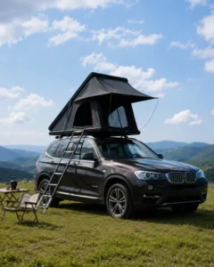 Triangle Aluminum Hard-Shell Waterproof 3-Person SUV Rooftop Tent