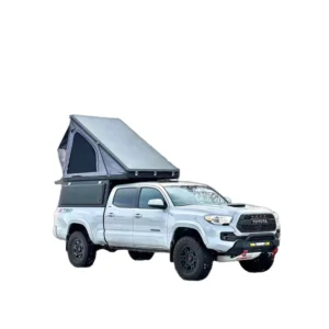 Triangle Hard Shell Rooftop Tent Solar Panel Hydraulic Automatic Opening 4 Person 4WD Four-season