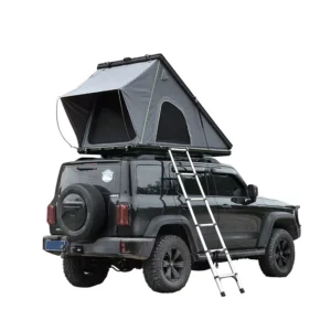 Triangle Roof Tent Alloy Shell Oxford Cloth Waterproof Four-Season Ready-to-Use No Setup Required Outdoor Camping SUV Car Tent