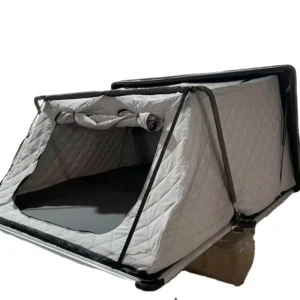 Triangular Aluminum Hard Shell Car Rooftop Tent with Annex and Thermal Cotton