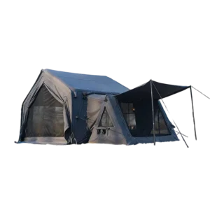 Triangular Roof Inflatable Tent Camping Shelter Portable Glamping Four-Season Waterproof Multi-Use Car Cabin
