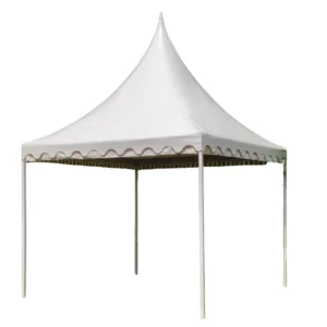 Triple Peaked Pagoda Tent Marquees 3×3 PVC Cover Aluminum Waterproof Outdoor All Seasons Weddings Parties Events