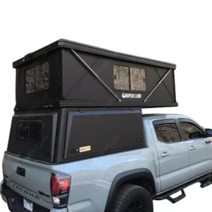 Truck Camper Pop Hard Shell Slide In Lightweight Waterproof Four Season Quick Automatic Opening Aluminum Shell