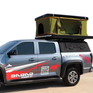 Truck & Car Roof Top Tent Hard Shell Aluminum Alloy Waterproof Four Season Quick Automatic Opening Camouflage Style 2 3 Person