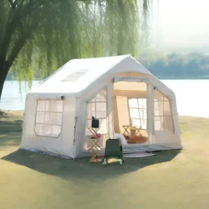 Tuki 7.5 Portable Inflatable Camping Tent Cotton Oxford Fabric Four Season Waterproof Windproof Sun Protection Quick Automatic