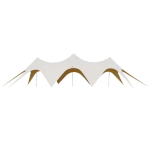 Twin Peaks Lotus Cloud Top Dome Canopy Tent Outdoor Large Mountain Three Hump Camp Oxford Cloth Quick Automatic