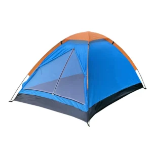 Two-Person Summer Outdoor Camping Tent Rain Fly Carrying Bag One Bedroom Fiberglass Pole