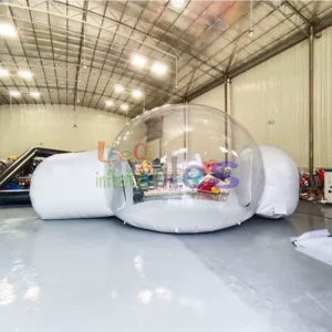 Two-Room Inflatable Bubble Tent with Bedroom and Bathroom for Outdoor Camping