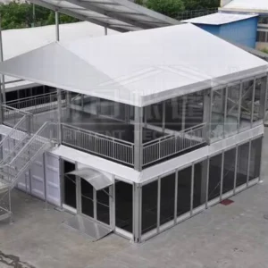 Two-Story Double-Layer Tent with Aluminum Structure and PVC Cover for Trade Shows