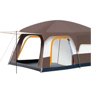 Two room One living room Double Layer Glamping Portable Waterproof Tent Quick Setup Oxford Fabric Four season Ventilated Shelter