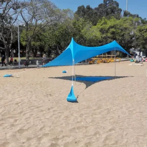 UPF 50+ Light Sunshade Pop up Beach Lycra Tent Beach Canopy Tent Sun Shade Shelter