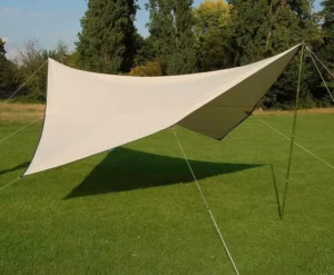 UV Protection Canvas Tarp Sun Shelter Awning Canopy for Camping Outdoor Gear