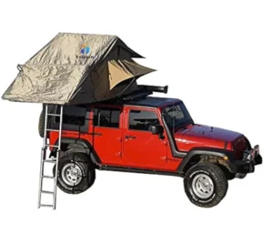UV Resistant Waterproof 4 Person Roof Top Tent Car Rooftop Tent ABS Clamshell Hard Shell Top Roof Tent for 4×4 Camping