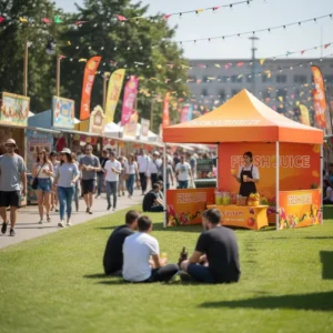 UV-Resistant Waterproof Fire-Retardant Aluminum Frame Pop-Up Event Tent Canopy Folding Display Equipment