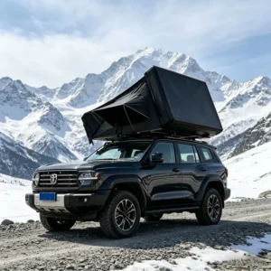 Ultra Thin Lightweight Aluminum Side-Opening Hard Shell Car Rooftop Tent RTT