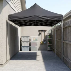Ultra Thin Structure Folding Awning Waterproof Eco-Friendly Easily Assembled Small Garage Narrow Storage Space Space Saving