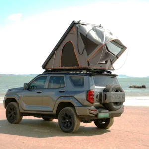 Ultra thin Aluminum Alloy Hard Shell Roof Top Tent Oxford Fabric SUV 4×4 Offroad Overland Camping Four season Waterproof 2 3