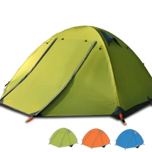 Ultralight Oxford Summer Four-season Double Layer Straight Bracing Type 2-4 Person Breathable One Bedroom Waterproof Canvas UV