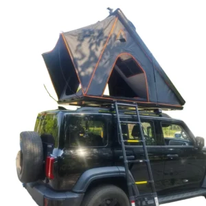 Ultralight Waterproof Hard Shell Triangle Outdoor 4×4 Truck SUV Pickup Rooftop Tent Four-Season 2-3 Person Rip-Stop