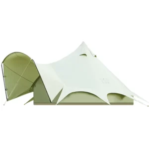 Unique Shape Beach Tent Sunshade Green Shelters Large Space UV 50 Outdoor Hiking Camping Tent Indian Tent GCTT 016