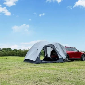Universal 4 Person Vehicle Car Tent With Waterproof Rainfly Suitable Family Camping Traveling Outdoor Activities