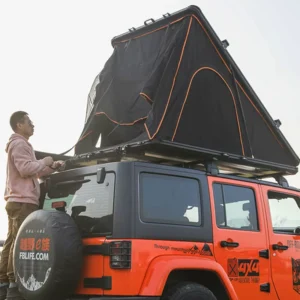 Universal-Fit Aluminum Alloy Frame Rooftop Tent for Four-Season Off-Road Camping