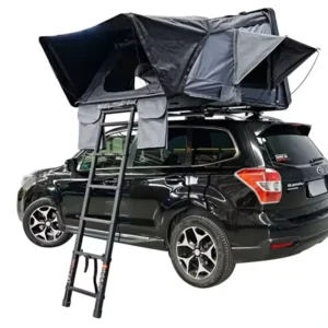 Universal Hard Shell Roof Top Tent for SUV Waterproof Pop Up Car Camping Tent with Aluminum Telescopic Ladder & Mattress