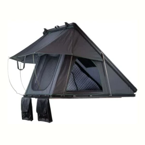 Upgraded Solar Panel Aluminum Corners Hard Shell Triangle Car Roof Tent