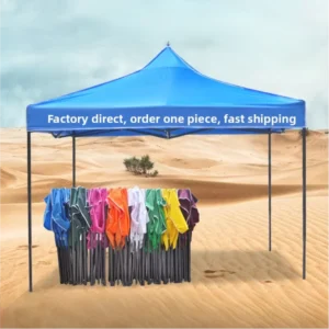 Versatile 10×10 FT Folding Tent Multi-Purpose Canopy Gazebo for Trade Exhibitions Promotions & Family Gatherings