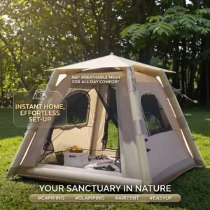 Versatile Use in Various Conditions Oxford Cloth Air Tents Camping Outdoor PU Coating Inflatable Tent