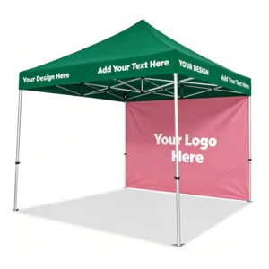 Vertical Integration High-Volume Capacity Custom Canopy Tent 10×10 Free Personalized Design Community Outreach