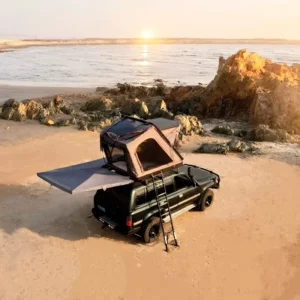 Virgin Wing Aluminum Hard Shell Rooftop Tent X05 4 Person Four Season 4×4 Offroad Outdoor Camping Quick Automatic Opening Triple