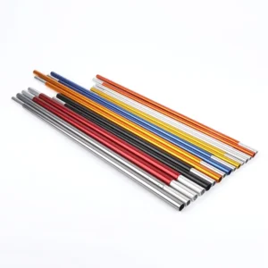 WX-TP034 Color-Anodized 7001/7075 T6 Aluminum Tent Pole 650 MPa Tensile Strength