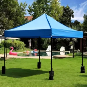 Waterproof 10×10 Folding Tent 3×3 Pop-up Canopy Custom Steel Frame Oxford Fabric All Seasons Single Layer Outdoor Trade