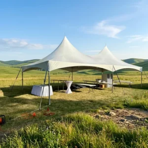 Waterproof 20x40ft Aluminum Alloy Tent All Season Outdoor Trade Show Garden Tent With Flame Retardant PVC Fabric