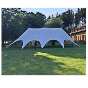 Waterproof 25x14M Three Pole Star Shaped Marquee Event Tents