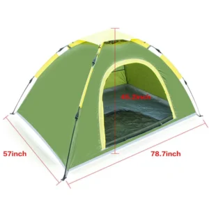 Waterproof 3-4 Person Automatic Pop-Up Camping Tent