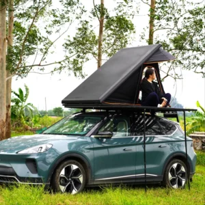 Waterproof 3 4 Person RTT Car Roof Top Tent 4×4 Aluminum Honeycomb Base Mattress Jeep Rooftop Camping Clamshell Hard Shell