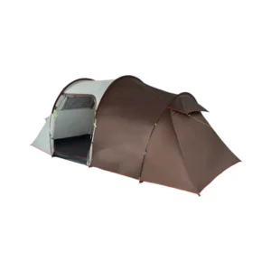Waterproof 4 Person Family Camping Tent with Living Room Double Layer 4 Season Tunnel Tent 185cm Height Easy Setup