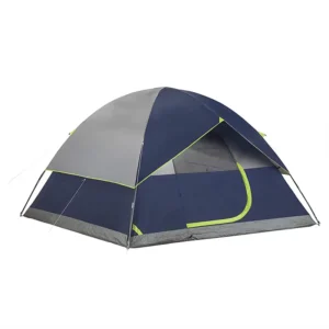Waterproof 4 Person One Bedroom Three-Season Dome Tent with Rainfly Quick Setup for Hiking Festival