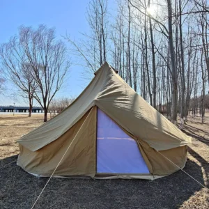 Waterproof 4-Season Outdoor Camping Cotton Canvas Yurt Safari Party Bell Tent