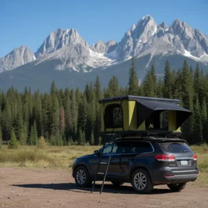 Waterproof 4×4 ABS Hard Shell Camping Rooftop Tent