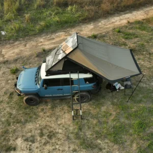 Waterproof 4×4 Rooftop Fly Tent Spacious Shelter with Fast Setup for Outdoor Camping