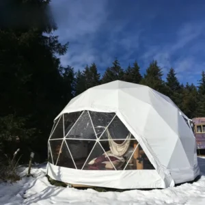 Waterproof 6m Geodesic Dome Tent Kit for Hotel Glamping