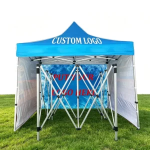 Waterproof Advertising Pop-Up Tent, 3×3 m / 10×10 ft, Aluminum Frame, Event Gazebo